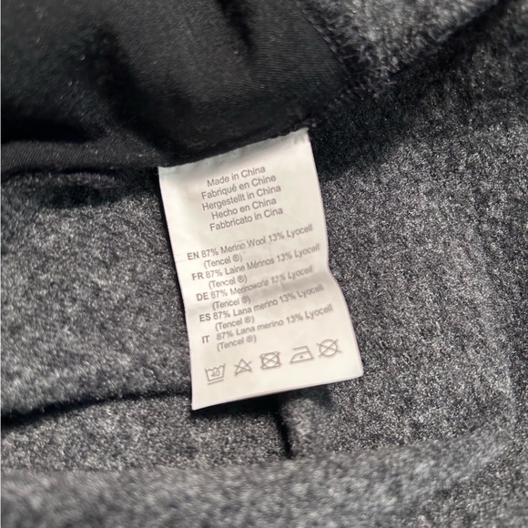 Kathmandu Wool Blend Long Sleeve Pullover Sweatshirt Charcoal Grey Size 10 - Picture 9 of 9